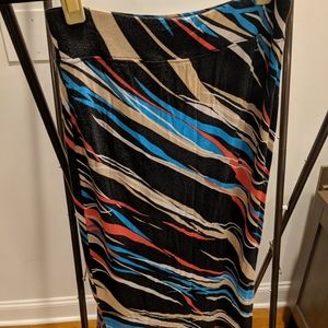 Adorable Black Patterned Pencil Skirt